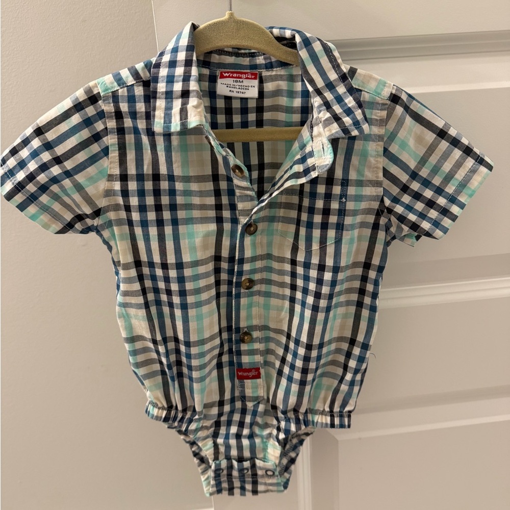Wrangler Short Sleeve Onesie